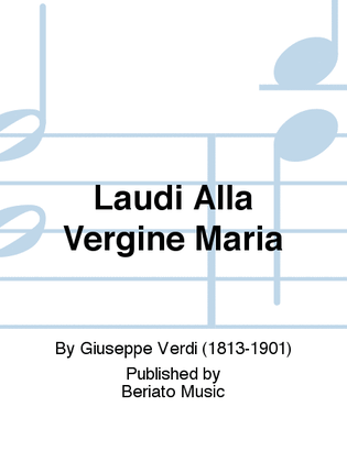 Book cover for Laudi Alla Vergine Maria