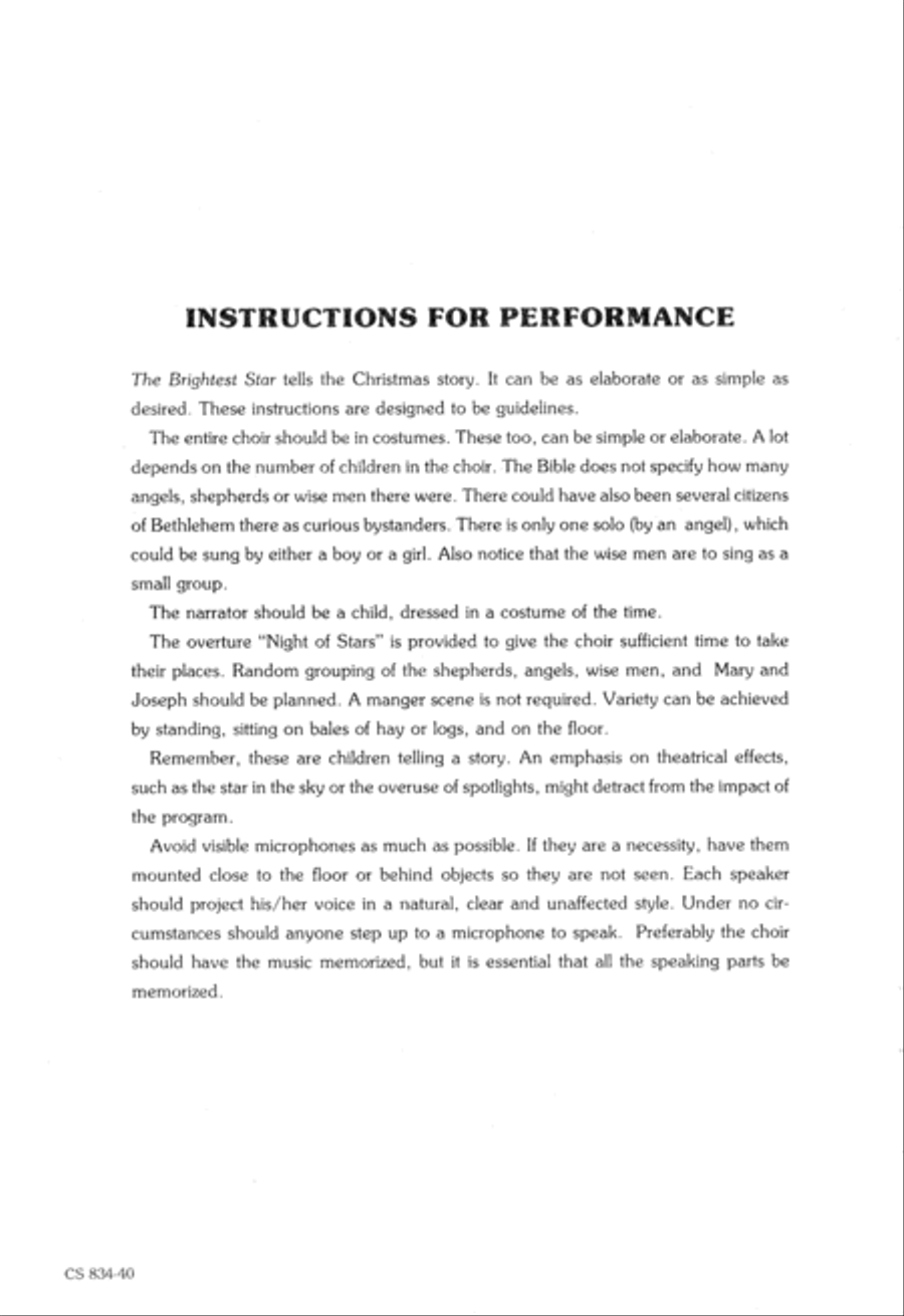 The Brightest Star The Brightest Star Unison Choir scores gallery preview page 40