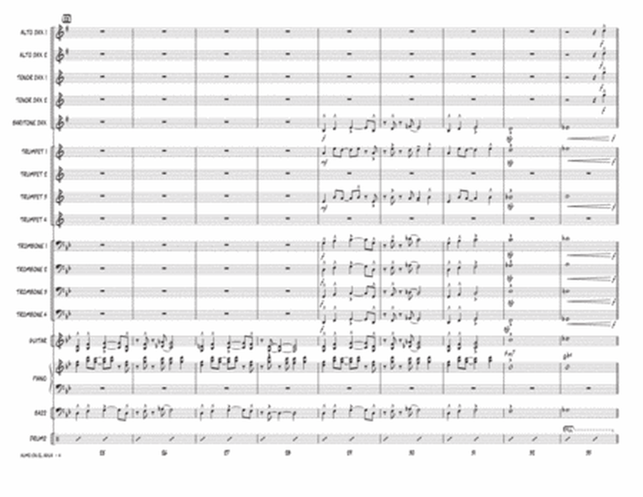 Humo en el Agua (Smoke on the Water) - Big Band - Score only image number null
