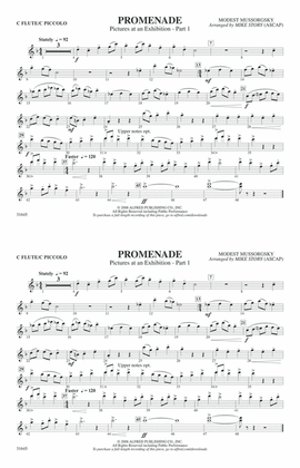 Book cover for Promenade: Flute