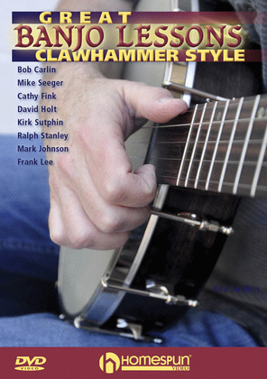 Book cover for Great Banjo Lessons: Clawhammer Style