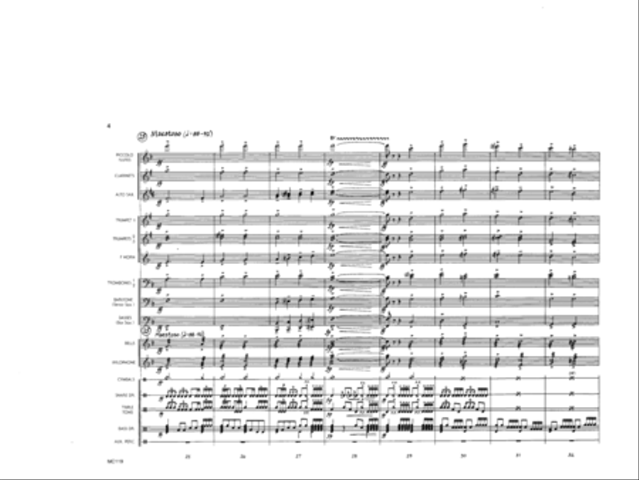 The Navy Hymn Marching Band scores gallery preview page 5