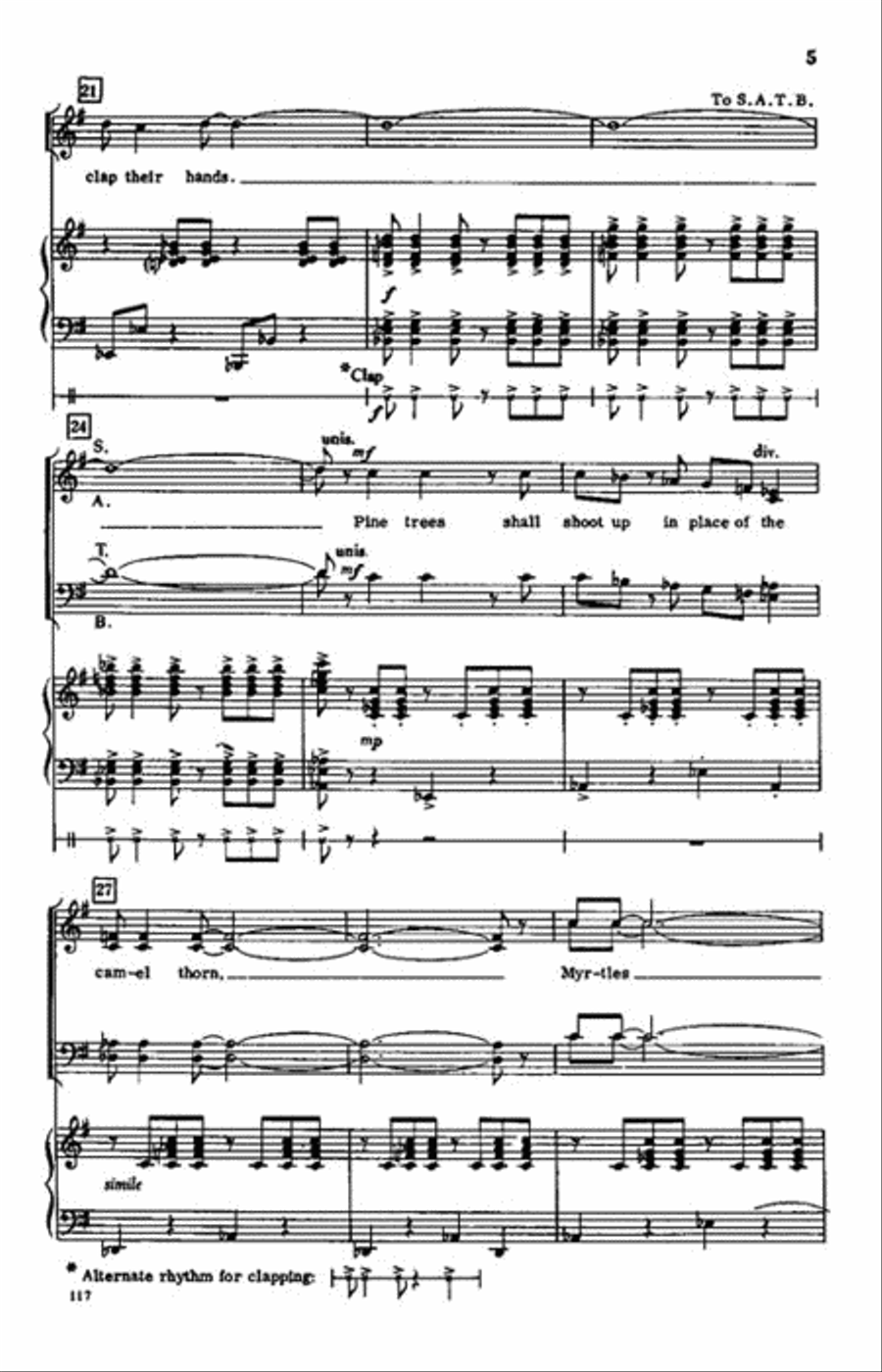 Go Out with Joy 4-Part scores gallery preview page 3