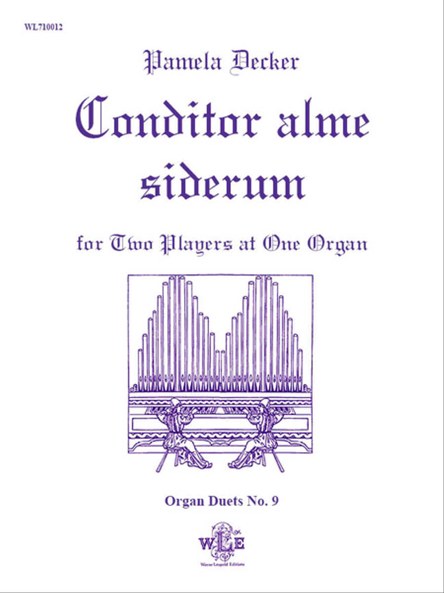 Conditor alme siderum Organ scores gallery preview page 1