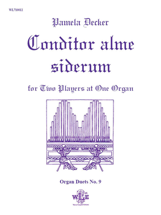 Book cover for Conditor alme siderum