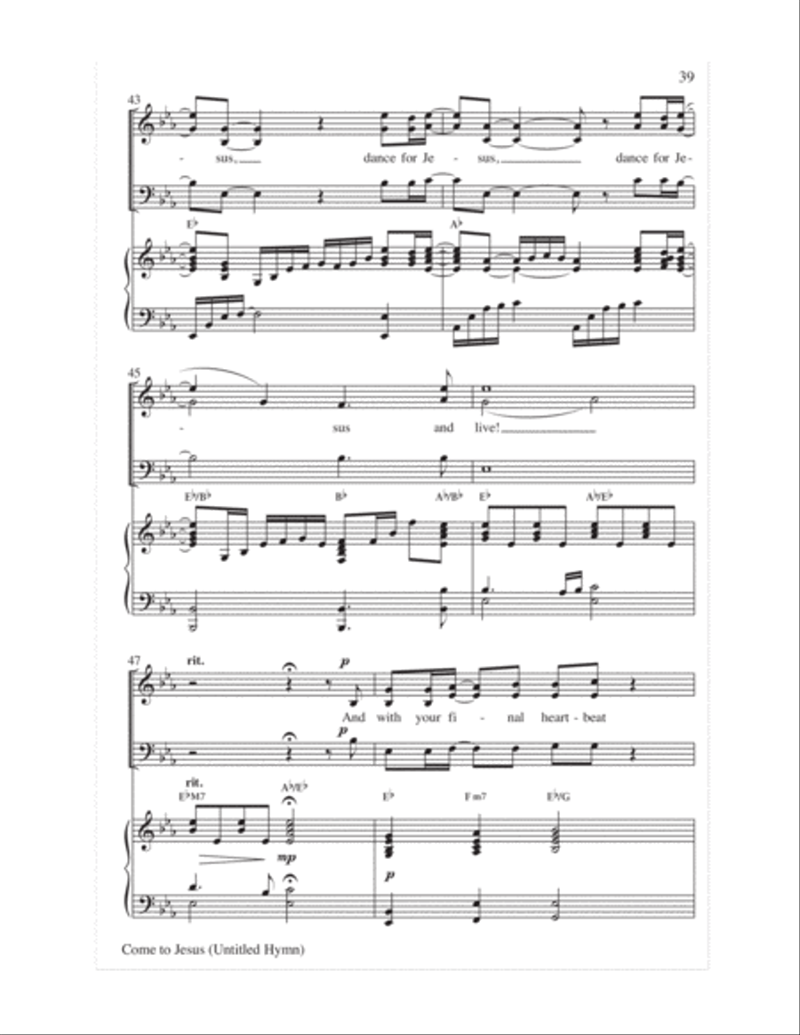 Easy Anthems, Vol. 3 Easy Anthems, Vol. 3 3-Part scores gallery preview page 42