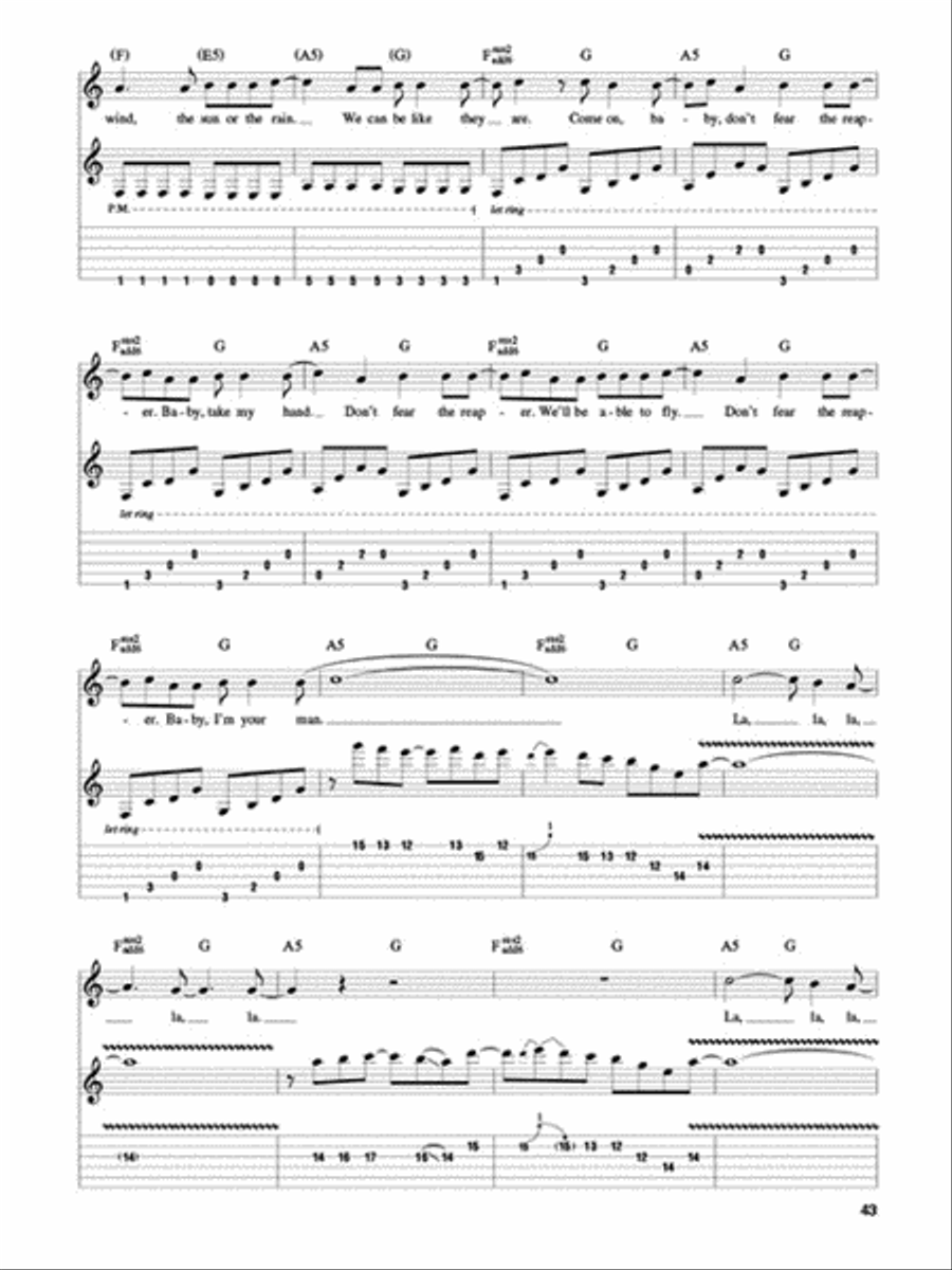 Rock Anthology Rock Anthology Guitar Tablature scores gallery preview page 5