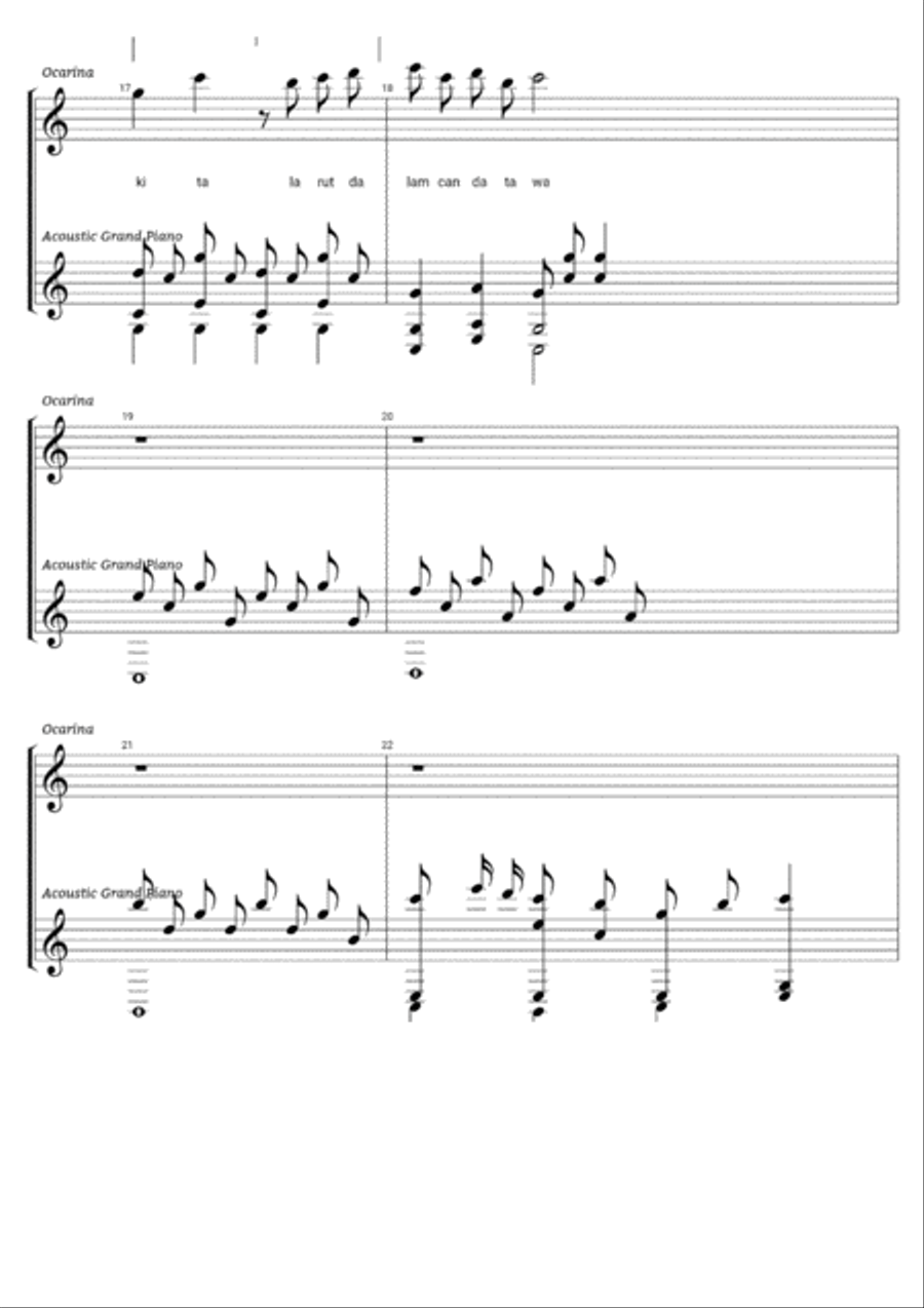 Our Moment Our Moment Electronic Keyboard scores gallery preview page 5