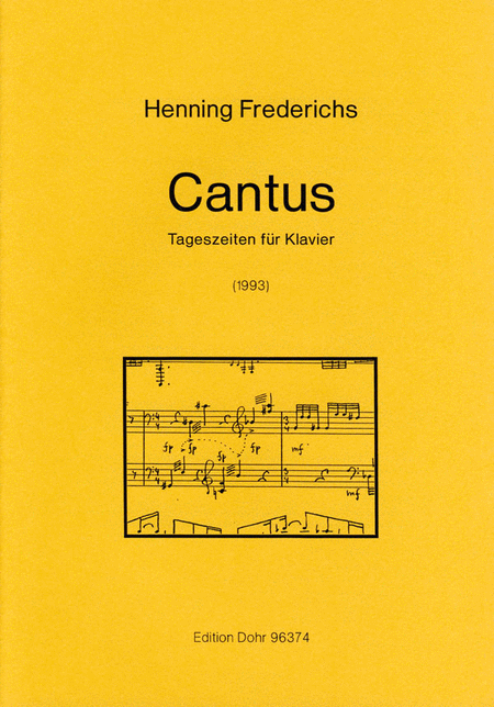 Cantus (1993) -Tageszeiten für Klavier-
