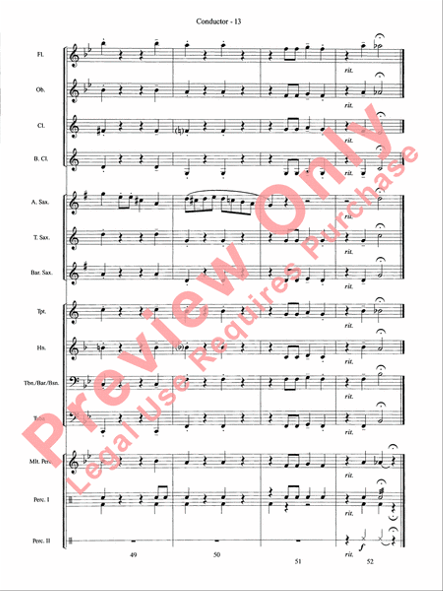Sax to the Max Concert Band scores gallery preview page 16