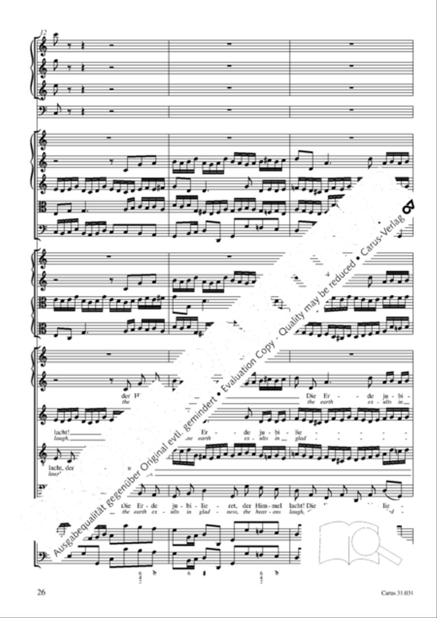 The heavens laugh, the earth exults in gladness (Der Himmel lacht! Die Erde jubilieret) STB scores gallery preview page 27