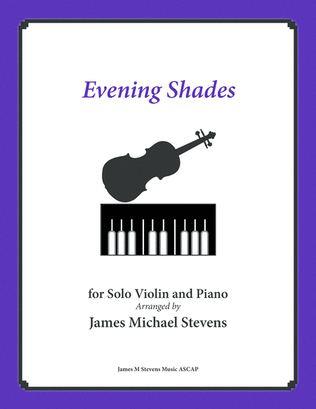 Evening Shades - Solo Violin & Piano