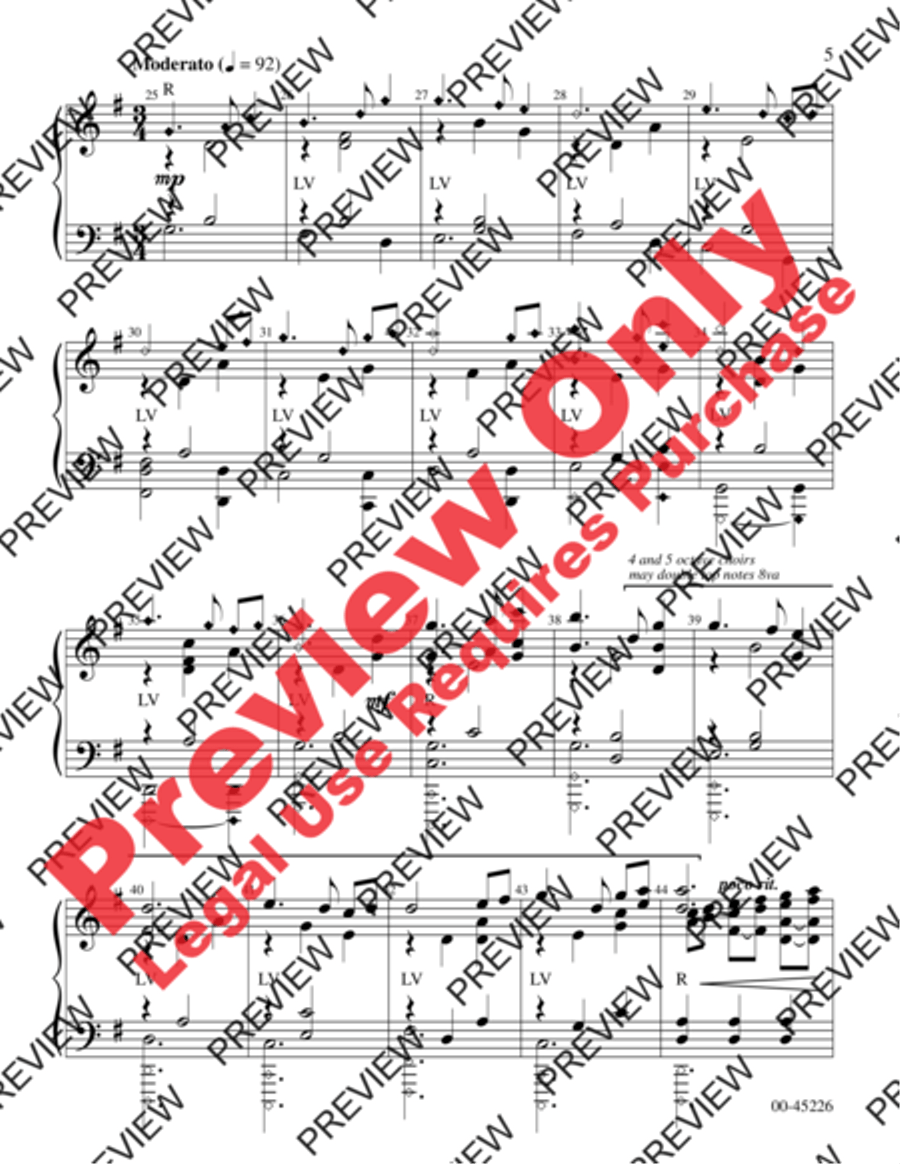 Canticle of Praise Handbell Choir scores gallery preview page 5