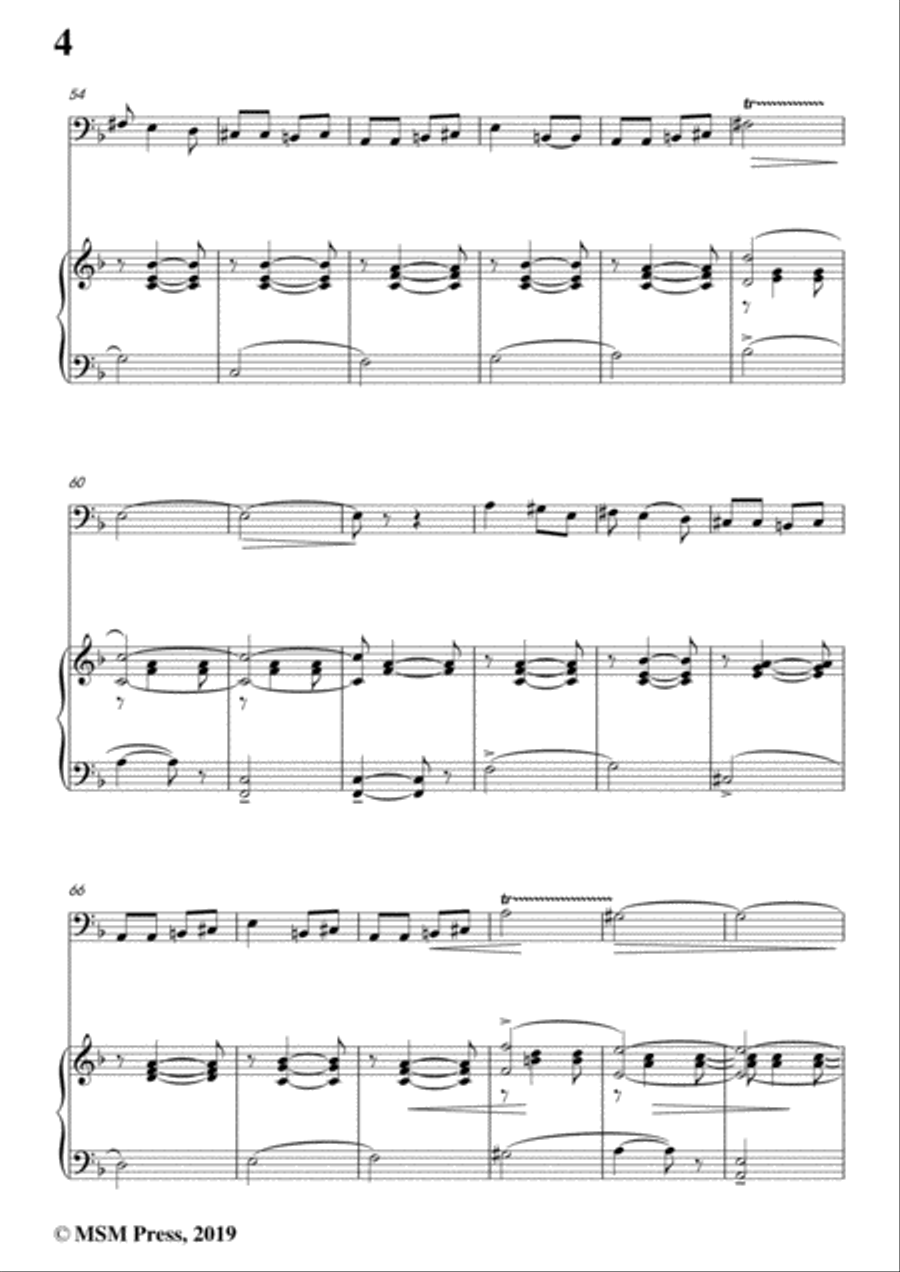 Tosti-Luna d'estate!, for Cello and Piano Piano scores gallery preview page 6