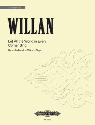 Book cover for Let All the World in Every Corner Sing