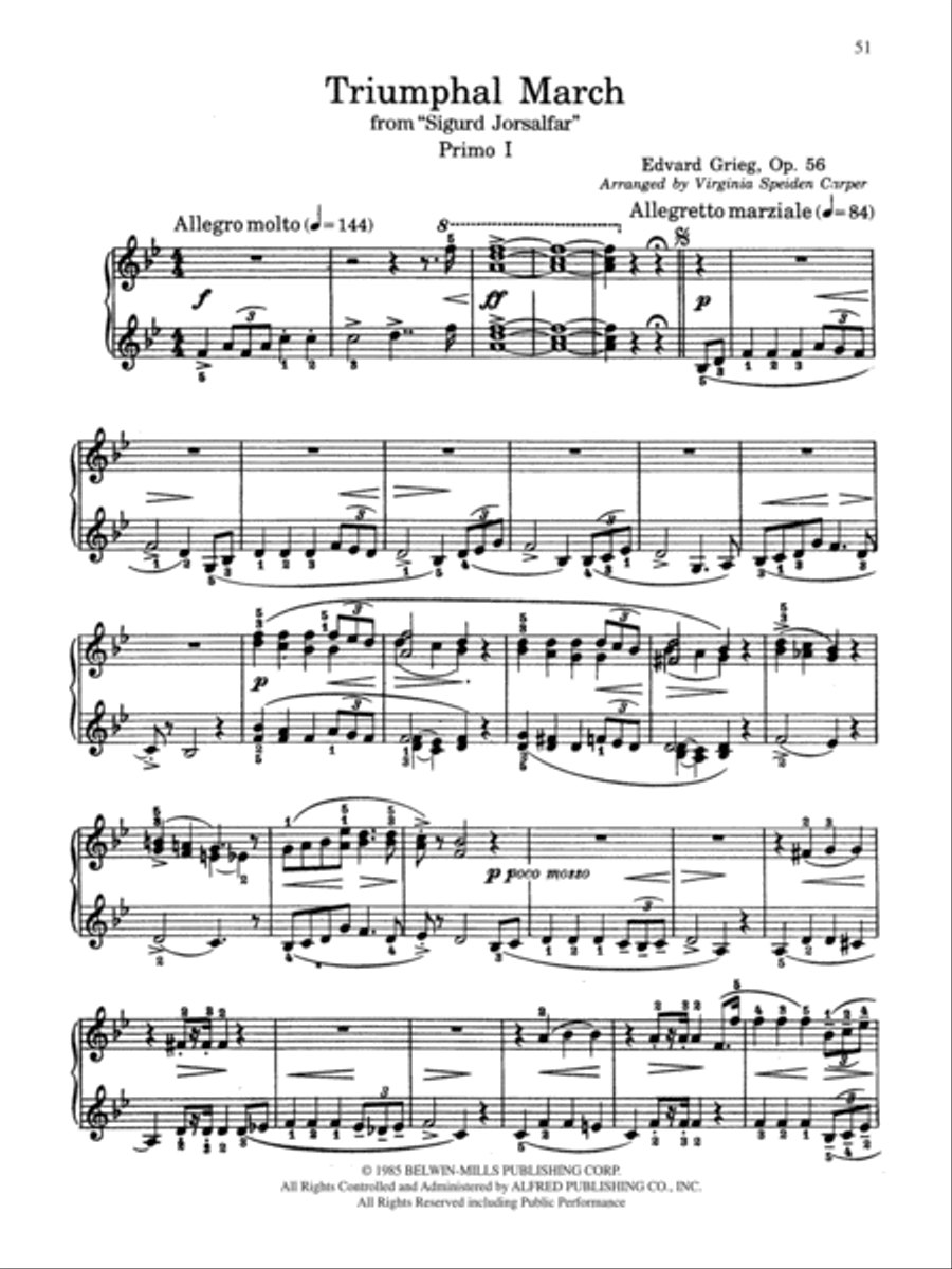 7 Classical Favorites Arranged for Two Pianos, Eight Hands Small Ensemble scores gallery preview page 6
