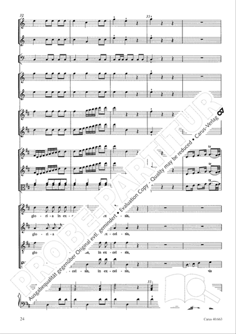 Mass in D minor (Missa in d) ATB scores gallery preview page 40