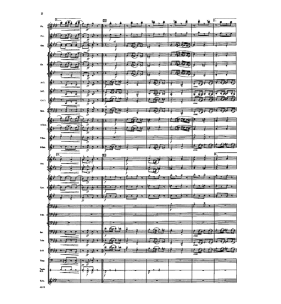 Selections from the Nutcracker Suite Concert Band scores gallery preview page 20