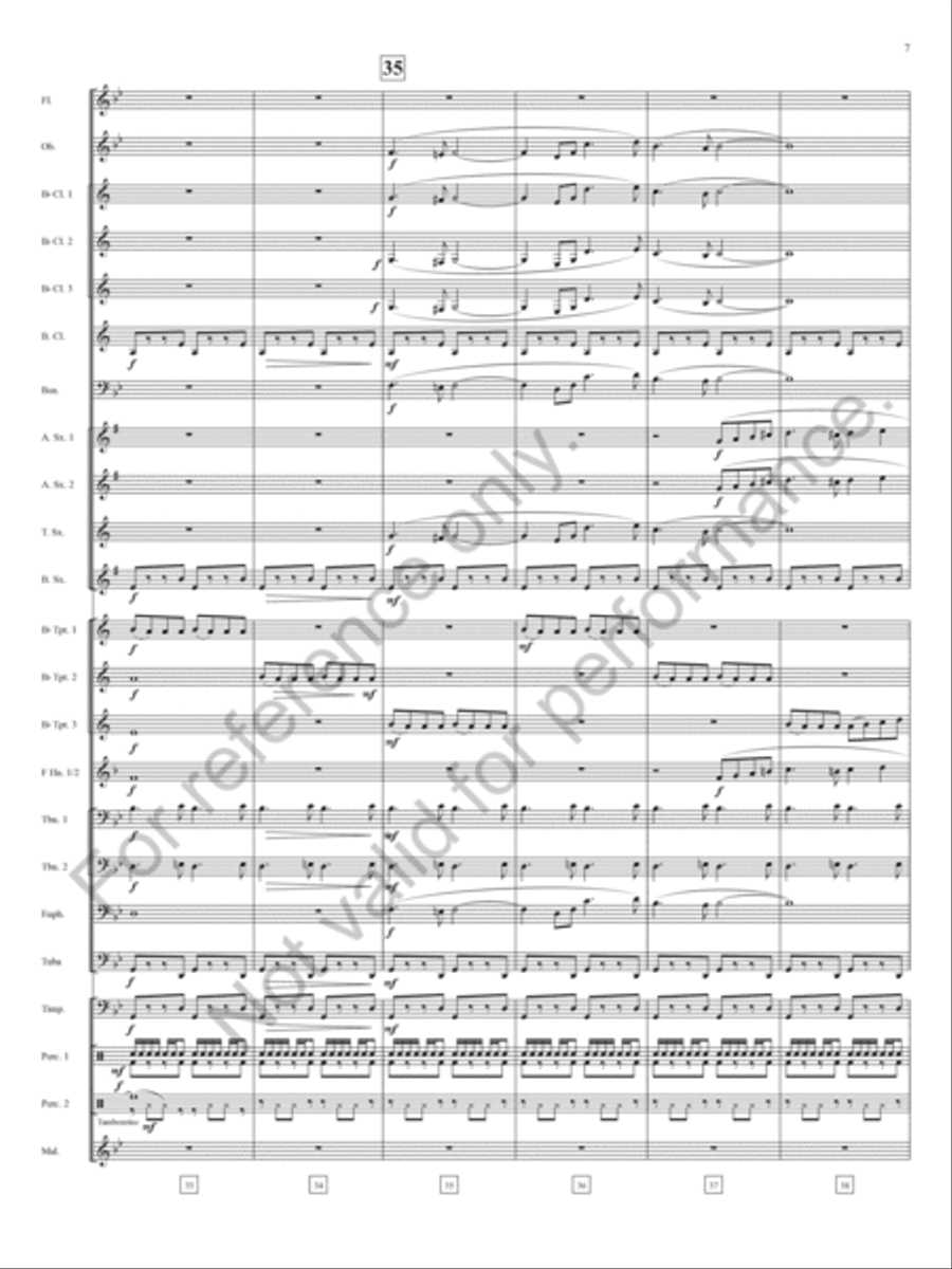 Praeludium Praeludium Concert Band scores gallery preview page 8