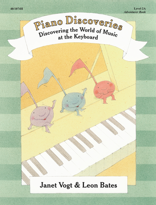 Book cover for Piano Discoveries Piano Book 2A