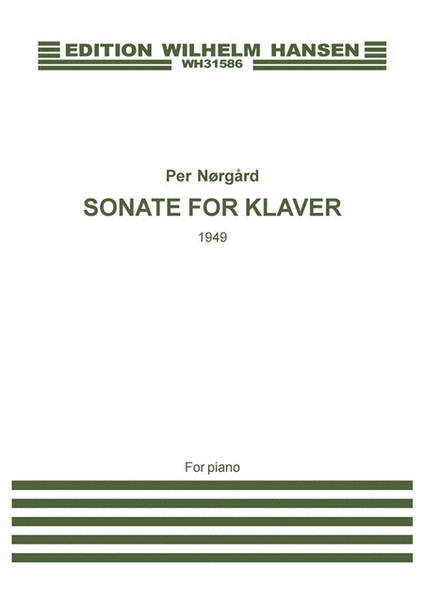 Sonate For Klaver