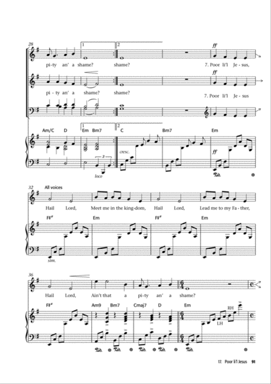 Voiceworks at Christmas Unison Choir scores gallery preview page 22