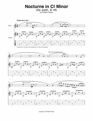 Nocturne in C-sharp Minor (Op. posth., B. 49)