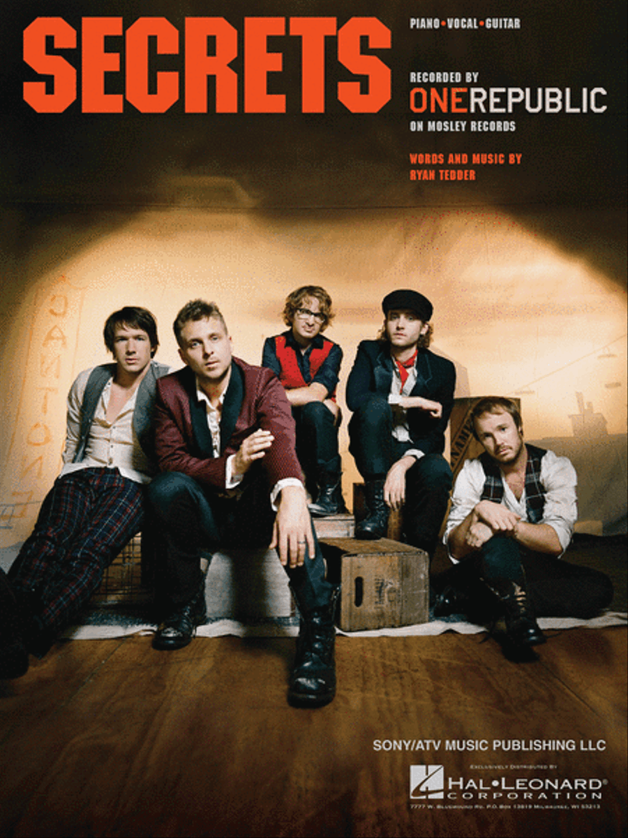 Secrets Piano, Vocal, Guitar scores gallery preview page 1