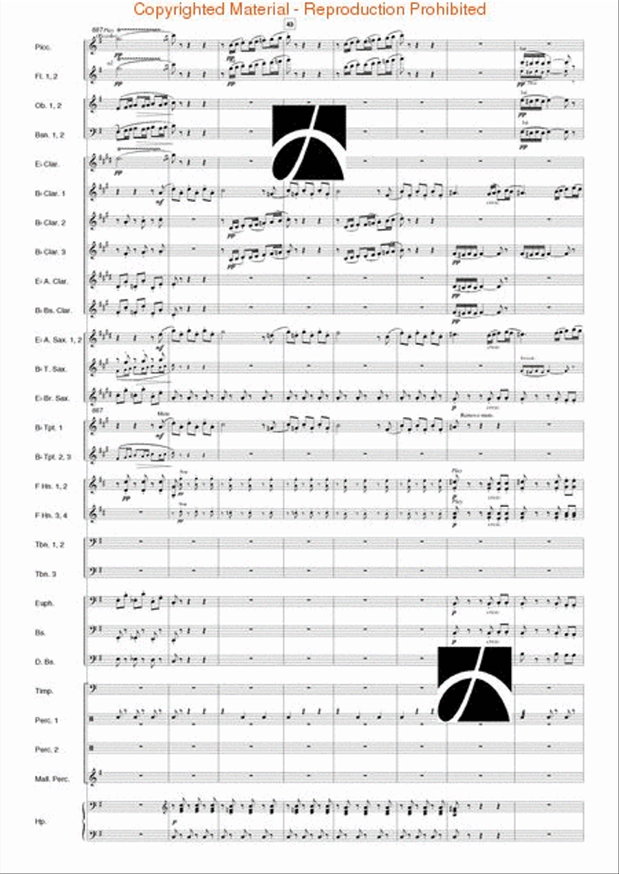Carmen Suite Carmen Suite Concert Band scores gallery preview page 100