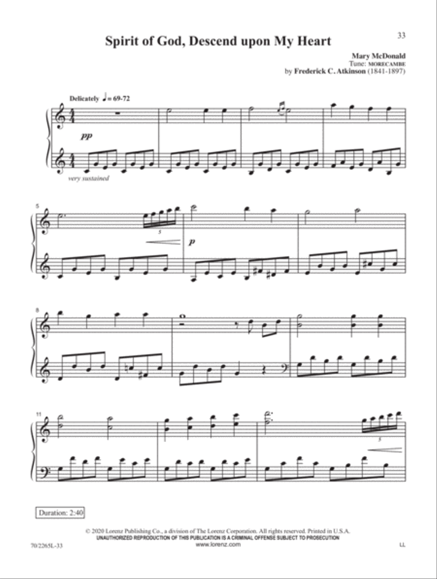 Wonderful Hymns of Life Wonderful Hymns of Life Piano Solo scores gallery preview page 10
