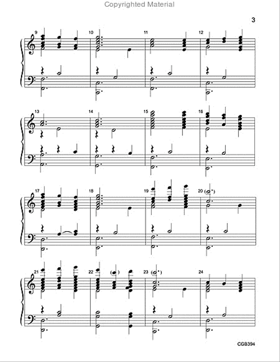 Psalm of Gladness Handbell Choir scores gallery preview page 3