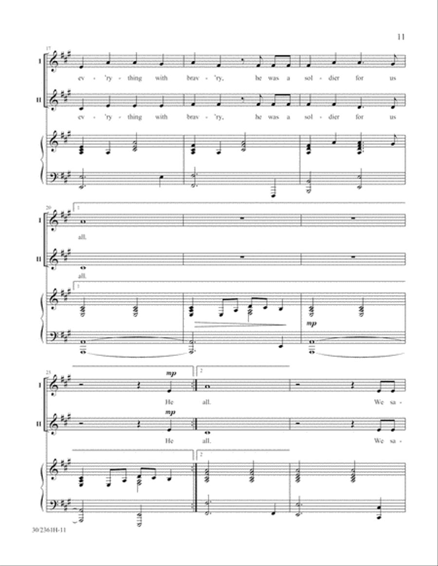 Ten Who Counted 2-Part scores gallery preview page 12