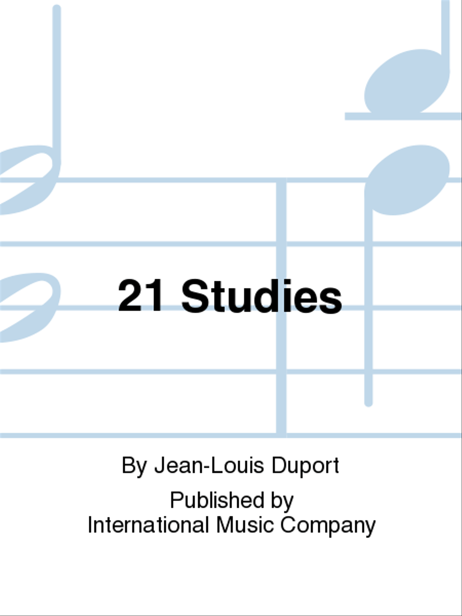 21 Studies 21 Studies Cello Solo scores gallery preview page 1