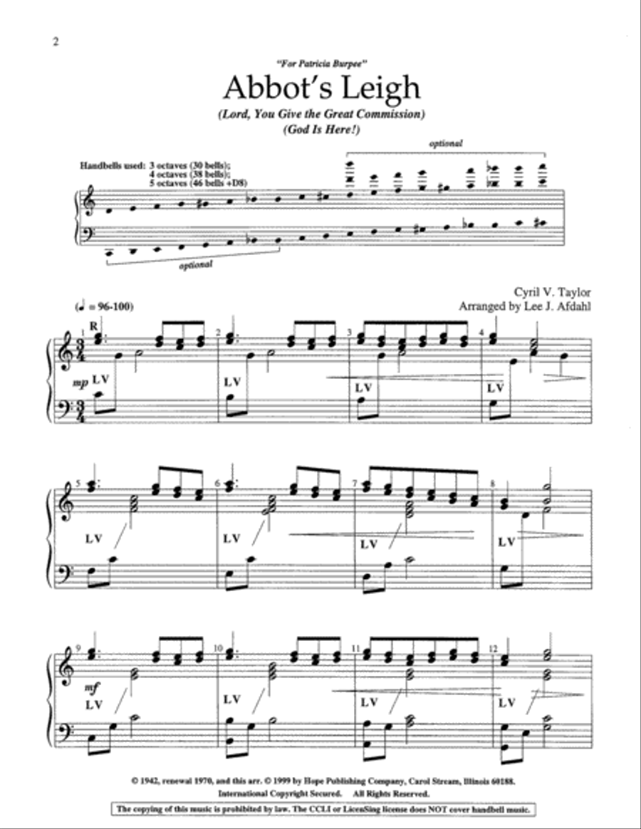 Abbot's Leigh 5-Octaves scores gallery preview page 9