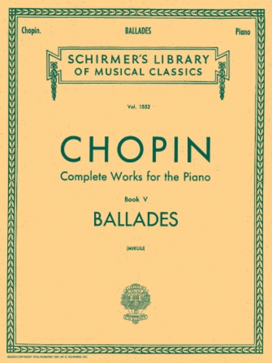 Ballades Piano Solo scores gallery preview page 1