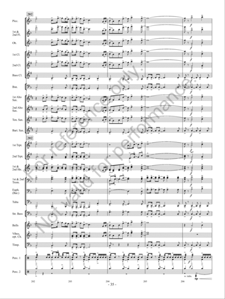 As Spring Arrives As Spring Arrives Concert Band scores gallery preview page 34