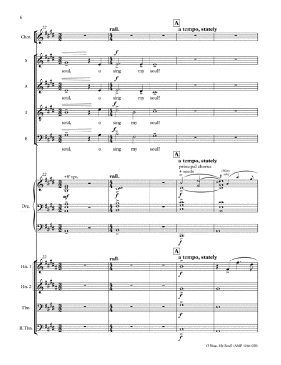 O Sing, My Soul! 4-Part scores gallery preview page 6