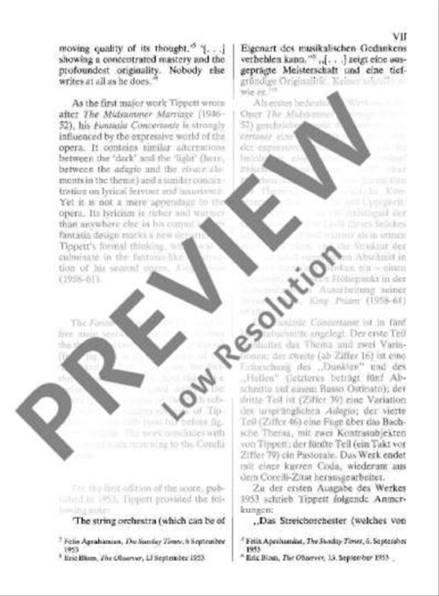 Fantasia Concertante on a Theme of Corelli String Orchestra scores gallery preview page 8