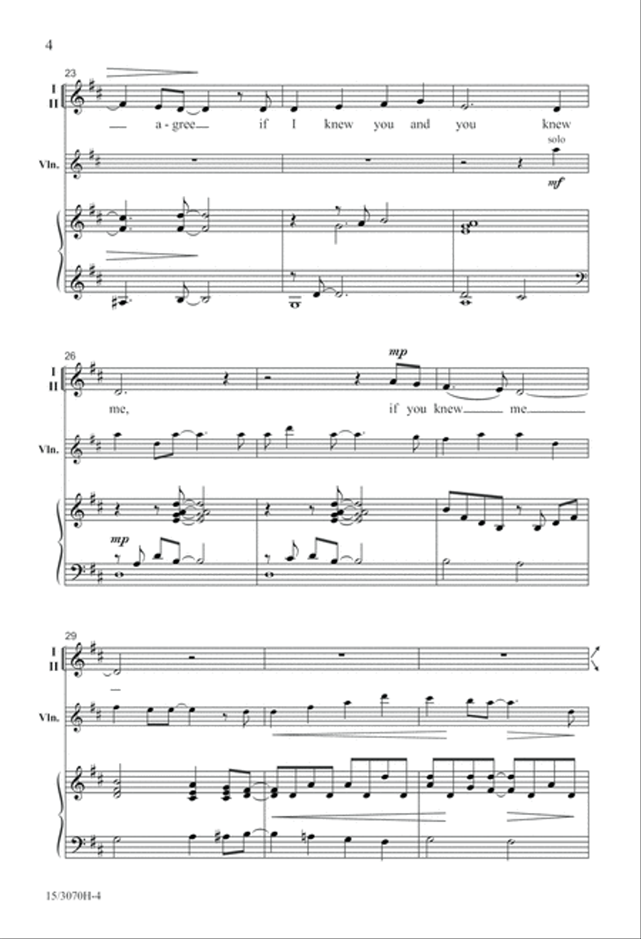 If I Knew You If I Knew You 2-Part scores gallery preview page 5