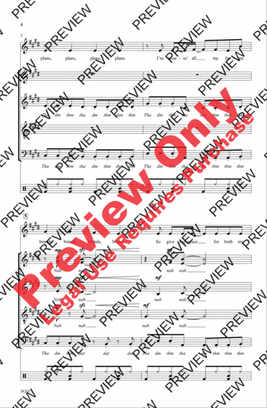 Dynamite 4-Part scores gallery preview page 4