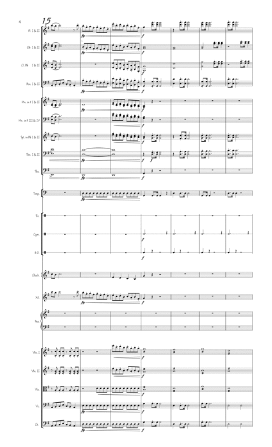 Backgammon Backgammon Full Orchestra scores gallery preview page 4
