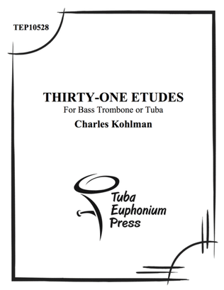 Book cover for Thirty-One Etudes
