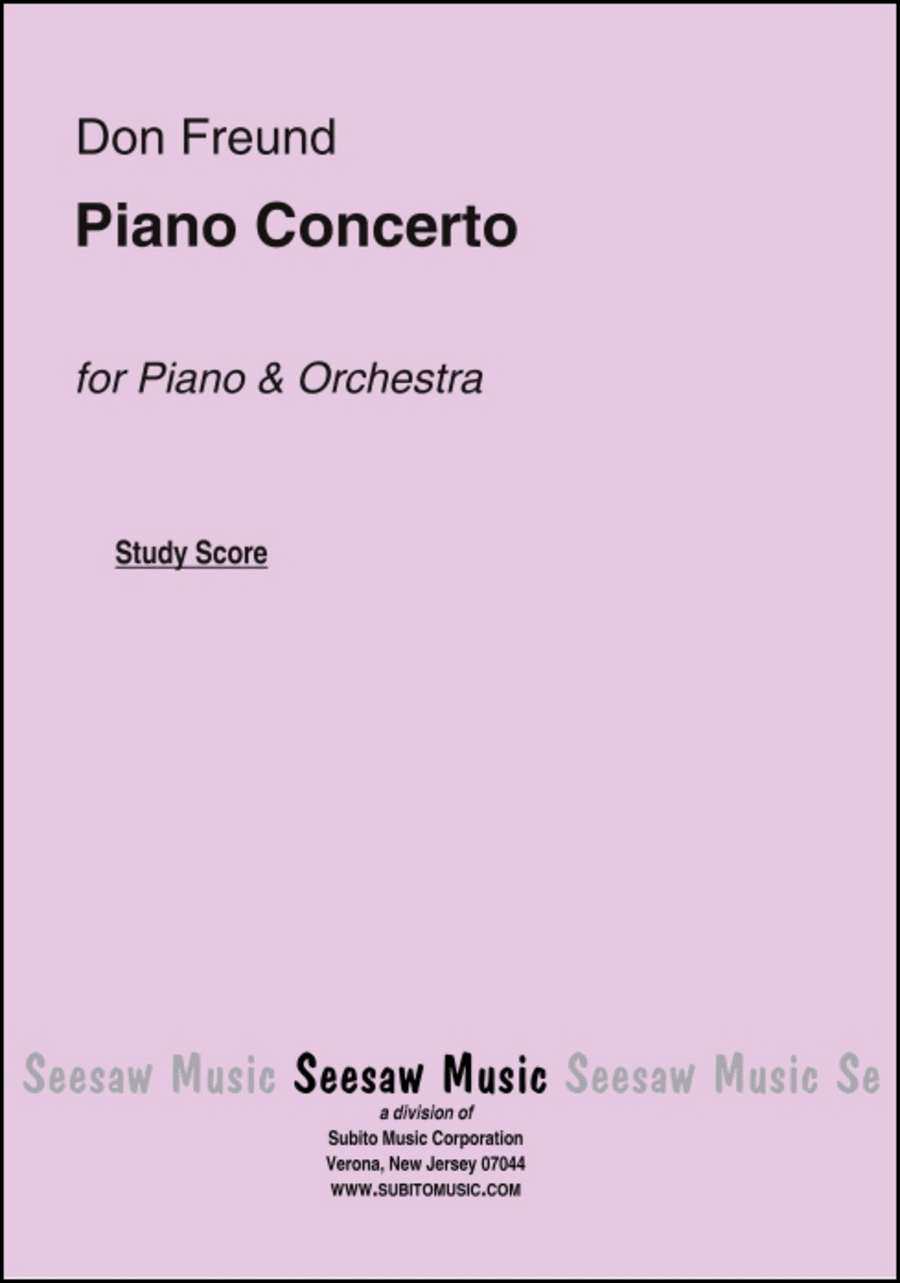 Piano Concerto Harpsichord scores gallery preview page 1