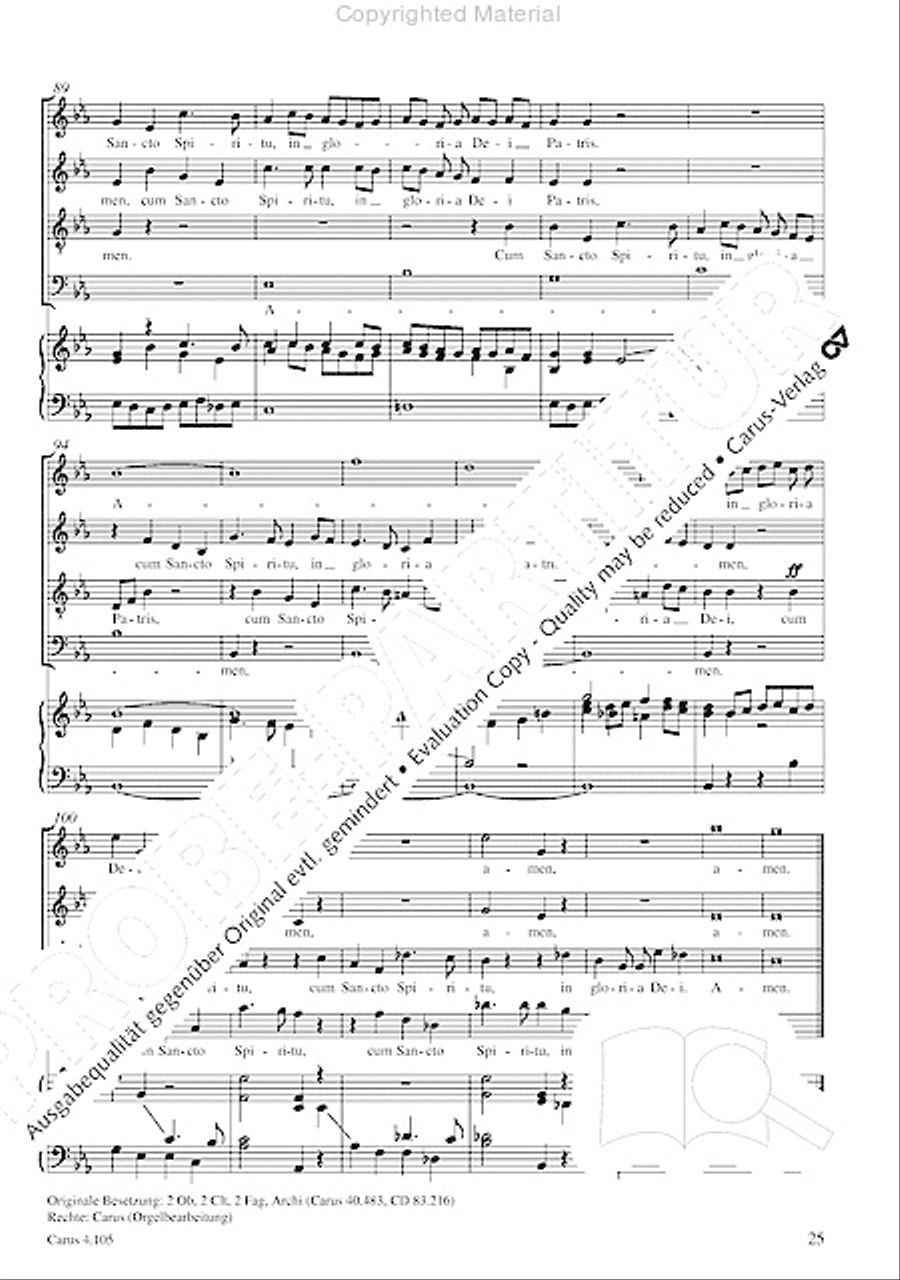 Choral collection Mendelssohn - editionchor Choir scores gallery preview page 26