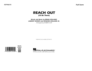 Book cover for Reach Out (I'll Be There) (arr. Cox) - Conductor Score (Full Score)