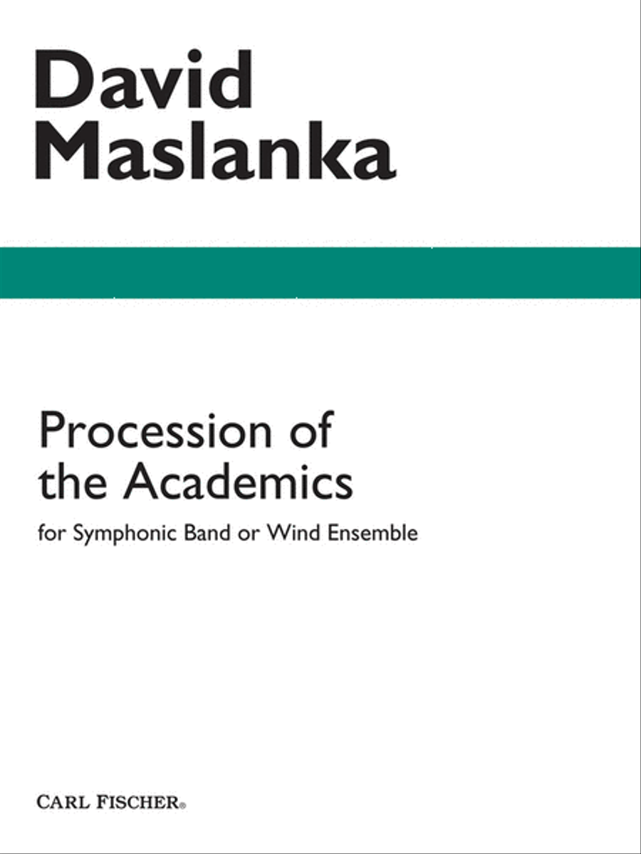 Procession of the Academics Concert Band scores gallery preview page 1