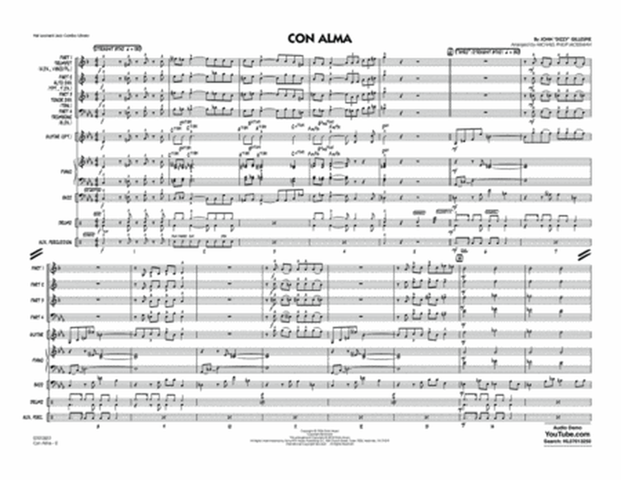 Con Alma (arr. Michael Mossman) - Conductor Score (Full Score)
