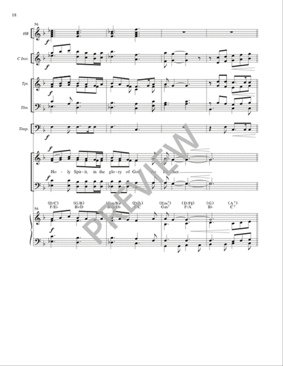 Storrington Mass (Full Score) 4-Part scores gallery preview page 19