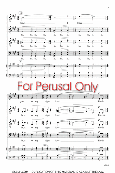 With a Lily in Your Hand - SATB Octavo image number null