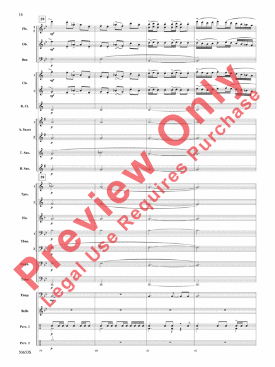 A Centennial Celebration A Centennial Celebration Concert Band scores gallery preview page 17